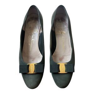 Salvatore Ferragamo Black Leather Footwear